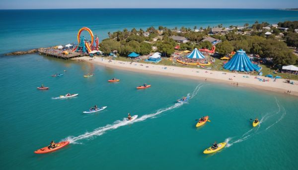 Les parcs de loisirs et activités nautiques du secteur