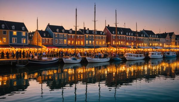 Soirées festives et animations locales au port proche